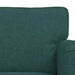 vidaXL Juego de Sofá 2 pcs 162 x 80 x 85 cm tela Verde oscuro Hot