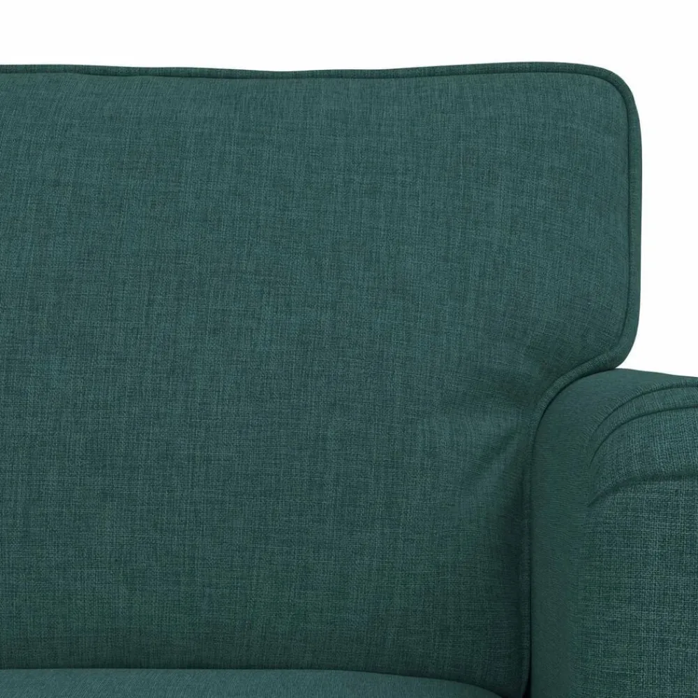 vidaXL Juego de Sofá 2 pcs 162 x 80 x 85 cm tela Verde oscuro Hot