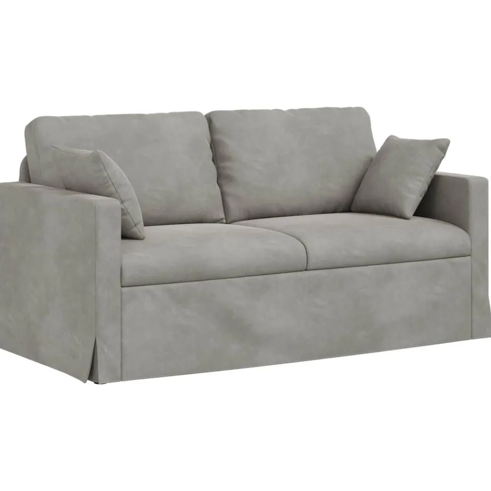 vidaXL Sofás-Juego de Sofá 2 pcs 158 x 78 x 80 cm Terciopelo