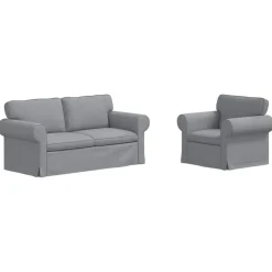 vidaXL Sofás-Juego de Sofá 2 pcs 175 x 82 x 80 cm tela