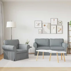 vidaXL Sofás-Juego de Sofá 2 pcs 175 x 82 x 80 cm tela