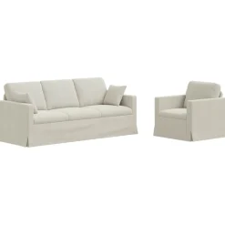 vidaXL Sofás-Juego de Sofá 2 pcs 198 x 78 x 80 cm Terciopelo