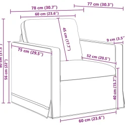 vidaXL Sofás-Juego de Sofá 2 pcs 198 x 78 x 80 cm Terciopelo