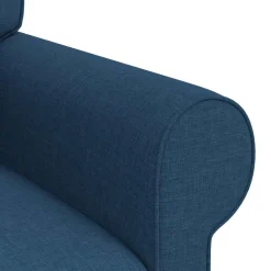 vidaXL Juego de Sofá 2 pcs 175 x 82 x 80 cm tela Azul Sale