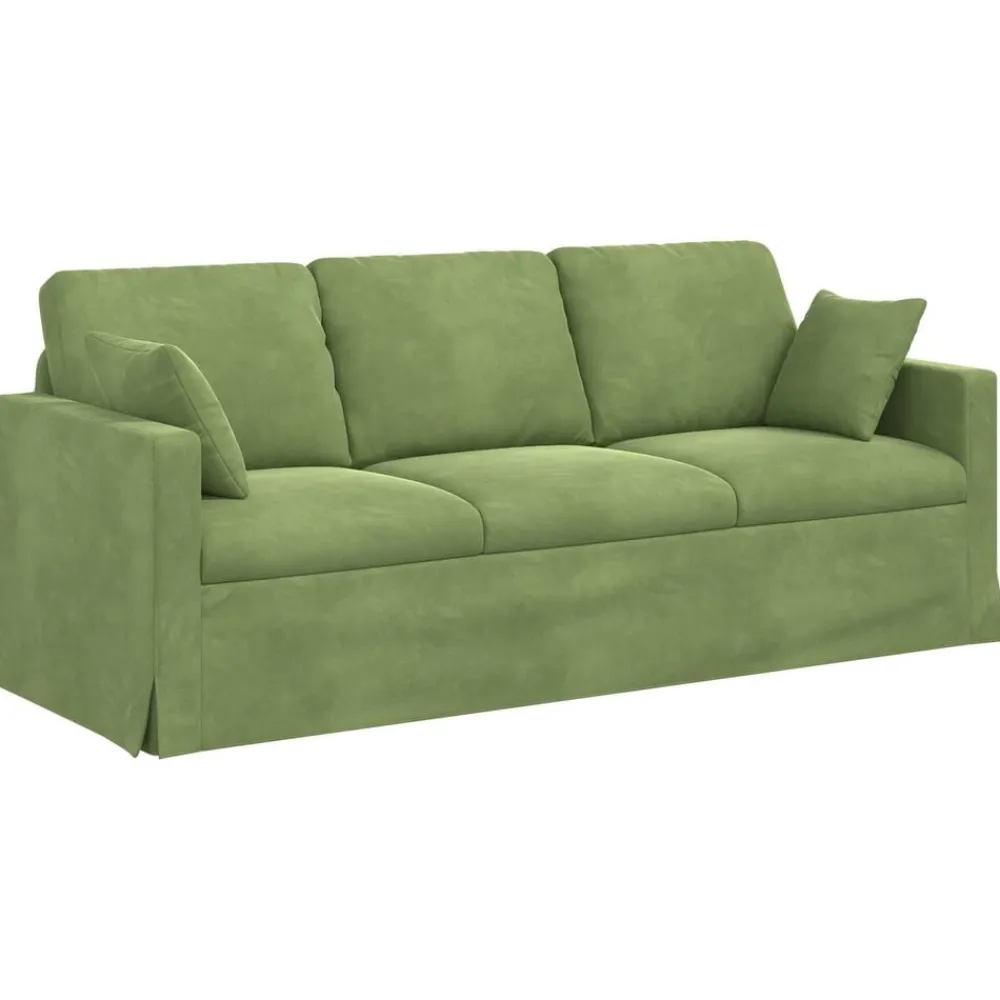 vidaXL Sofás-Juego de Sofá 2 pcs 198 x 78 x 80 cm Terciopelo