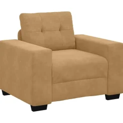 vidaXL Juego de Sofá 3 pcs Marrón 221 x 80 x 80 cm Terciopelo Marrón Online