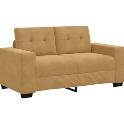 vidaXL Juego de Sofá 3 pcs Marrón 221 x 80 x 80 cm Terciopelo Marrón Online