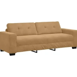 vidaXL Juego de Sofá 3 pcs Marrón 221 x 80 x 80 cm Terciopelo Marrón Online