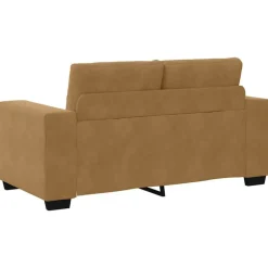vidaXL Juego de Sofá 3 pcs Marrón 221 x 80 x 80 cm Terciopelo Marrón Online