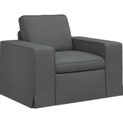 vidaXL Sofás-Juego de Sofá 2 pcs 182 x 80 x 82 cm tela