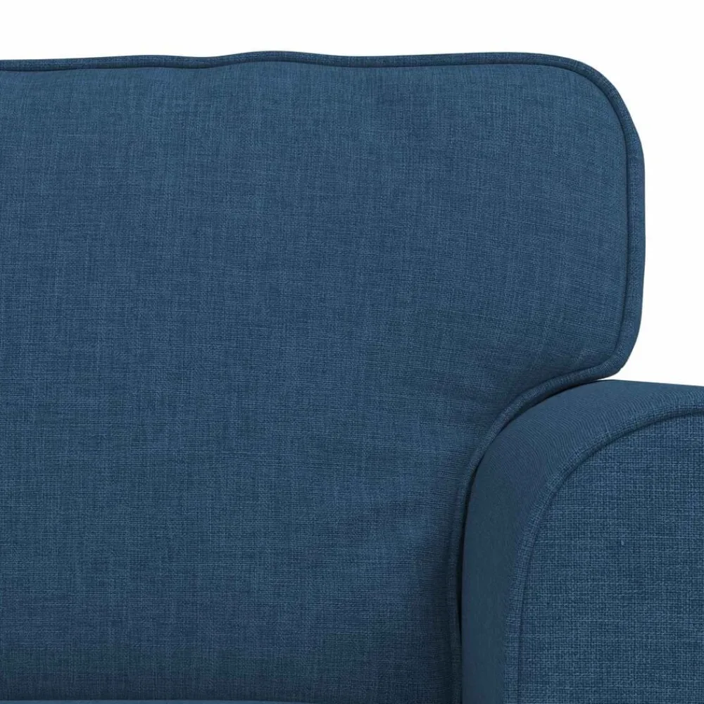 vidaXL Juego de Sofá 2 pcs 245 x 82 x 80 cm tela Azul Discount