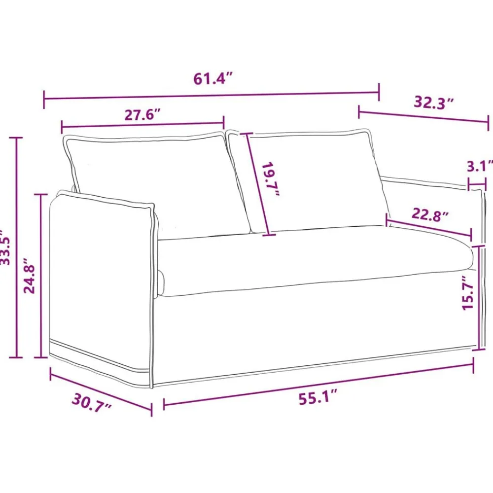 vidaXL Juego de Sofá 2 pcs 156 x 82 x 85 cm Tela Gris oscuro Sale