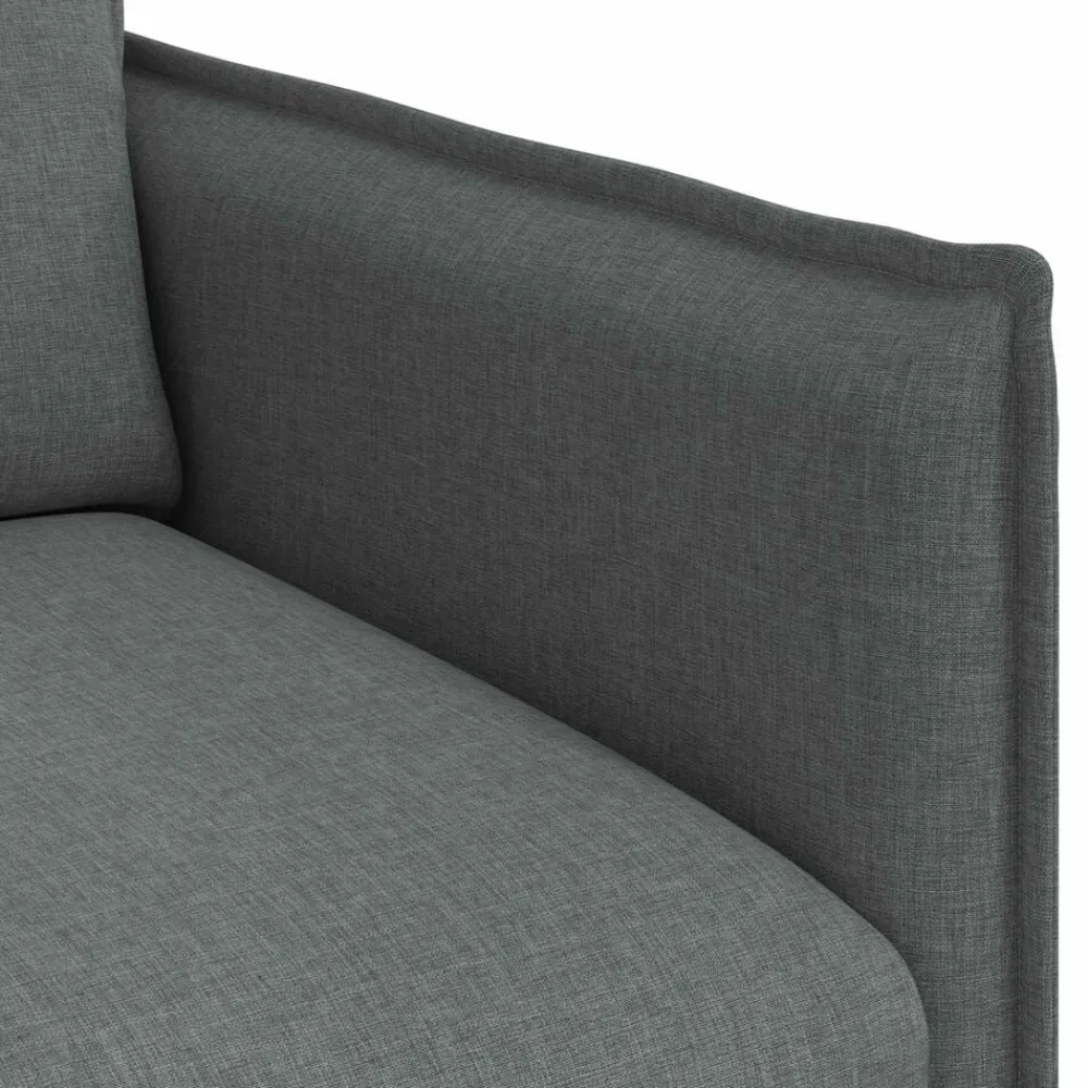 vidaXL Juego de Sofá 2 pcs 156 x 82 x 85 cm Tela Gris oscuro Sale