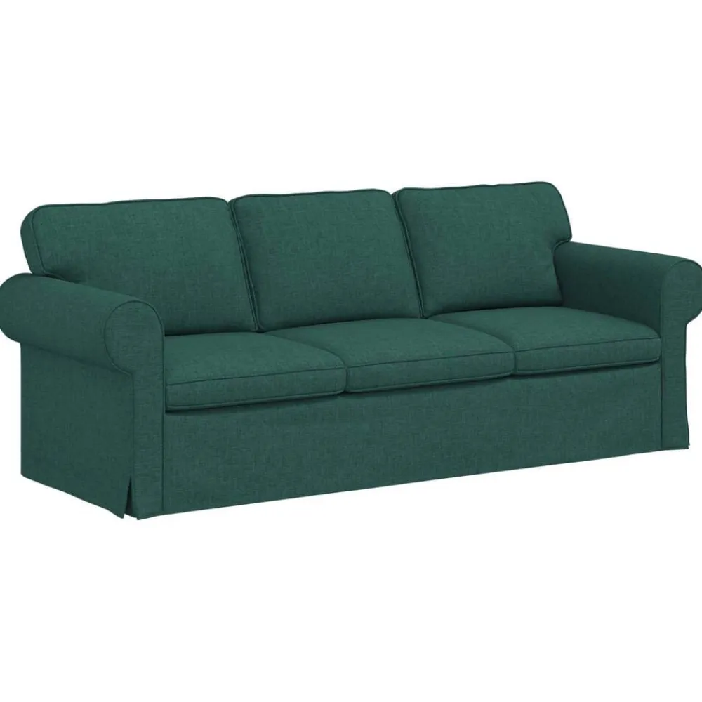 vidaXL Sofás-Juego de Sofá 2 pcs 215 x 82 x 80 cm tela