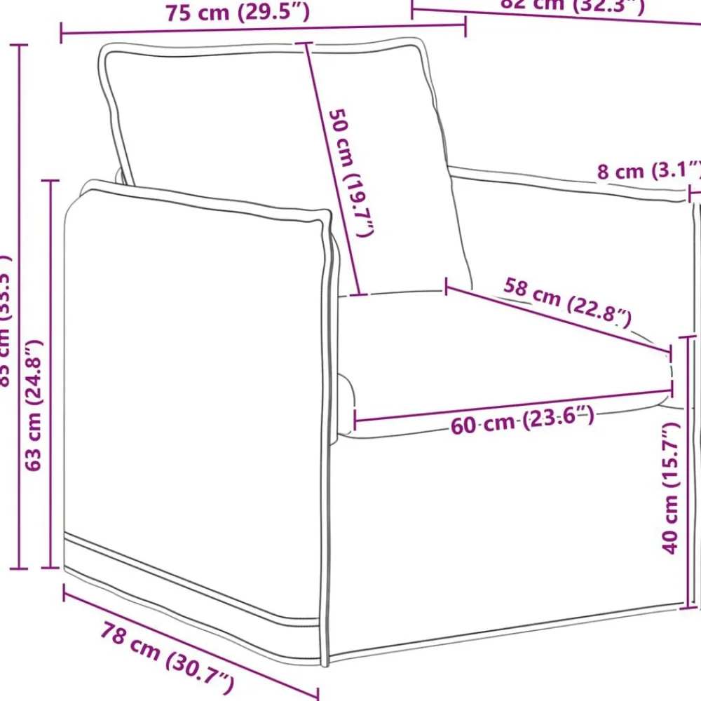 vidaXL Juego de Sofá 2 pcs 136 x 82 x 85 cm Tela Crema Outlet
