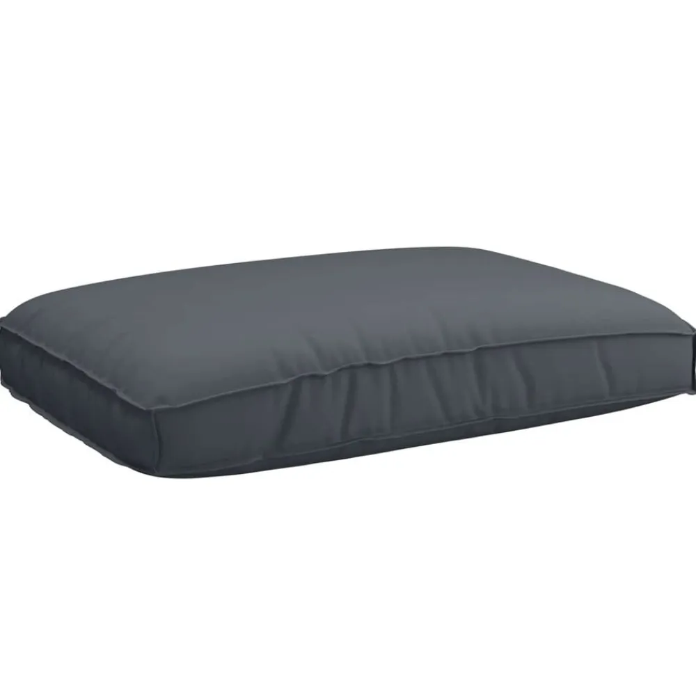 vidaXL Juego de Sofá con cojín 3 pcs Antracita Madera de Acacia Sólida Discount