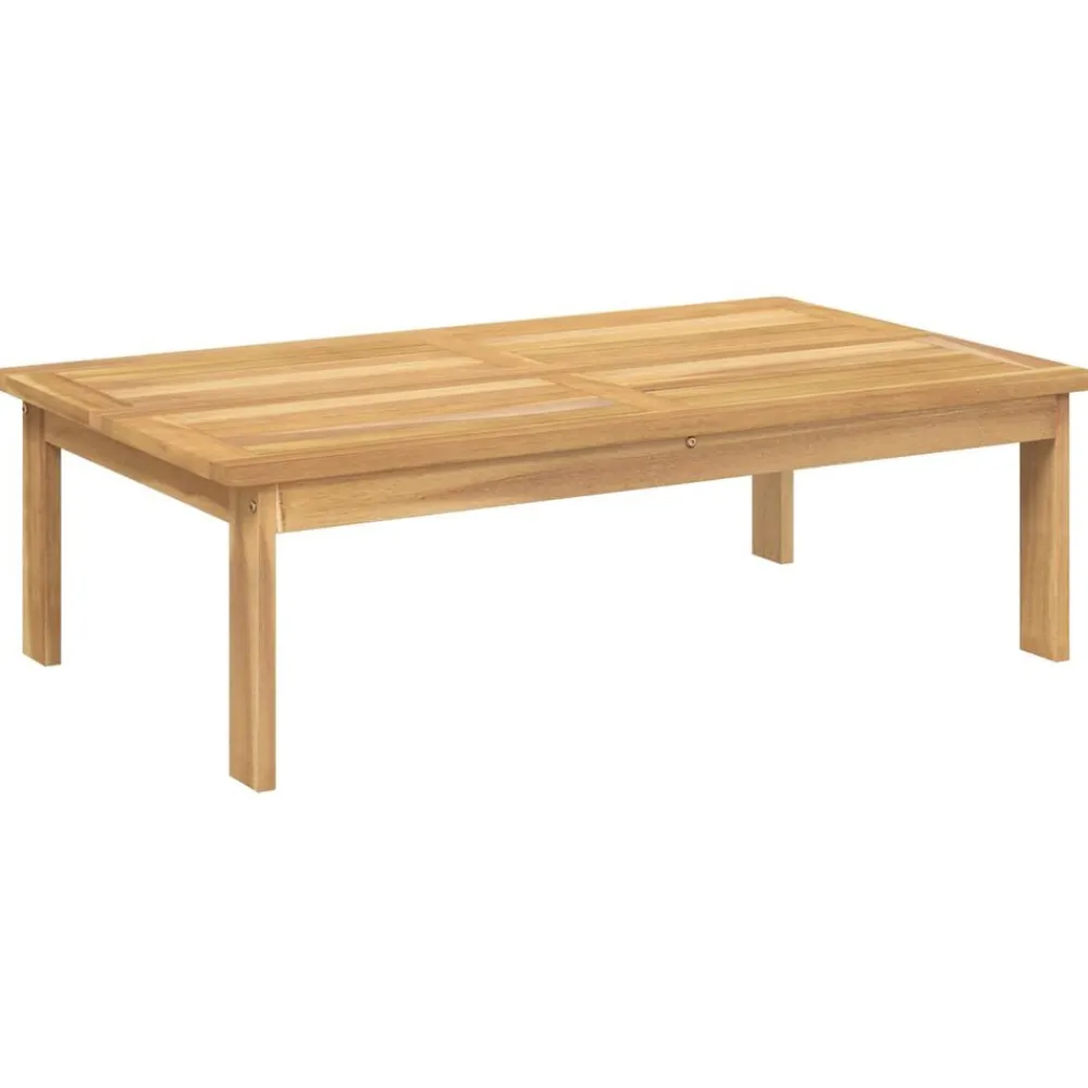 vidaXL Conjuntos De Muebles-Juego de Sofá con cojín 5 pcs Antracita Madera de Acacia Sólida