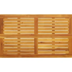 vidaXL Conjuntos De Muebles-Juego de Sofá Hoja 2 pcs Patrón de hoja Madera de Acacia Sólida