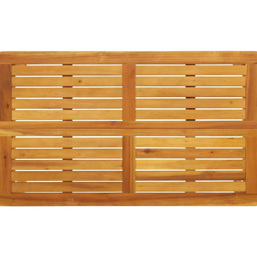 vidaXL Conjuntos De Muebles-Juego de Sofá Hoja 2 pcs Patrón de hoja Madera de Acacia Sólida