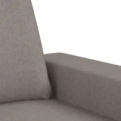 vidaXL Sofás-Juego de sofás 3 piezas tela gris taupe