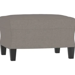 vidaXL Juego de sofás 4 piezas tela gris taupe Taupé Best