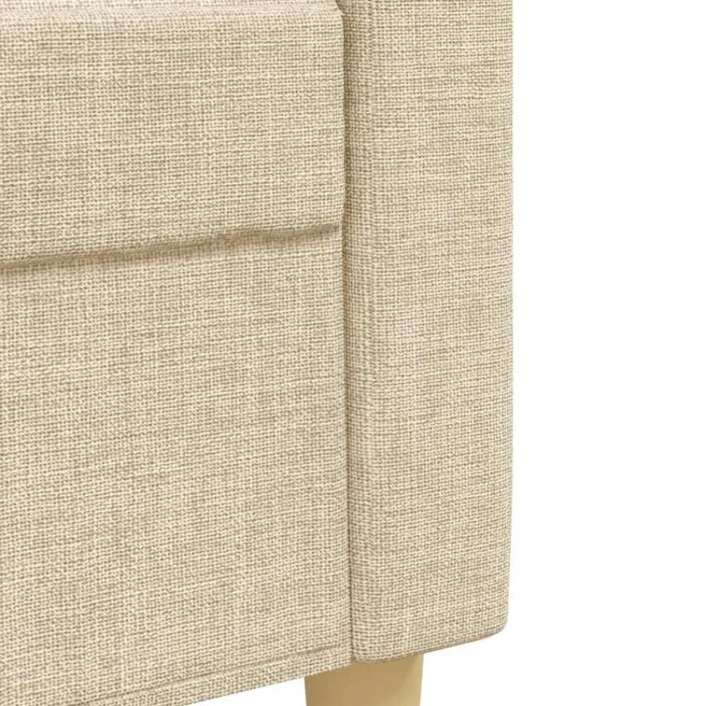 vidaXL Juego de sofás 3 piezas tela color Crema Sale