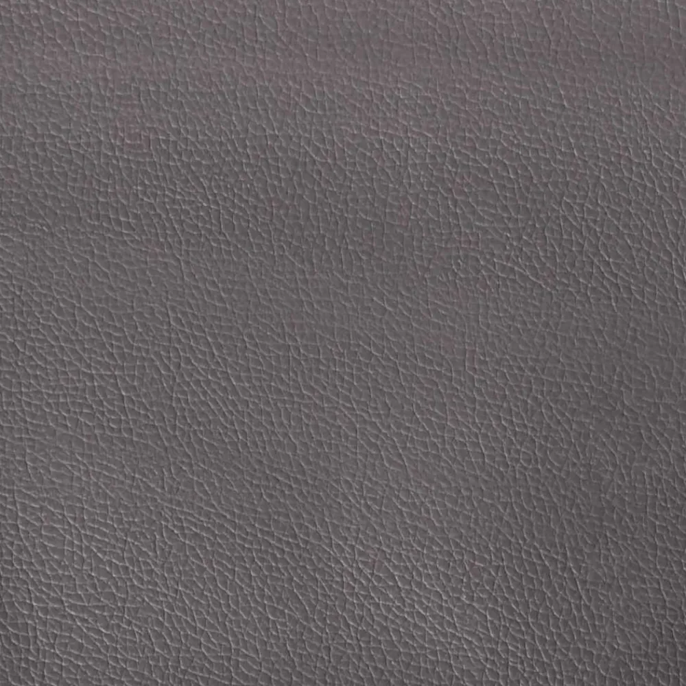 vidaXL Juego de sofás Chesterfield 3 piezas cuero sintético Gris Clearance