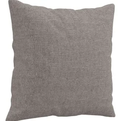 vidaXL Sofás-Juego de sofás con cojines 2 piezas tela gris taupe