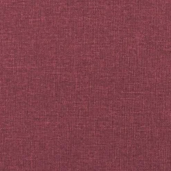 vidaXL Juego de sofás con cojines 3 piezas tela rojo tinto Rojo vino tinto