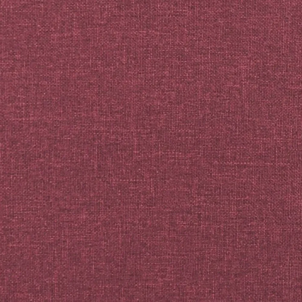 vidaXL Juego de sofás con cojines 3 piezas tela rojo tinto Rojo vino tinto
