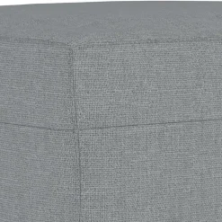 vidaXL Juego de sofás con cojines 3 piezas tela Gris claro