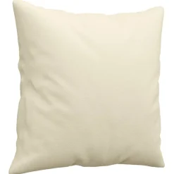 vidaXL Juego de sofás con cojines 2 piezas cuero sintético color Crema Hot