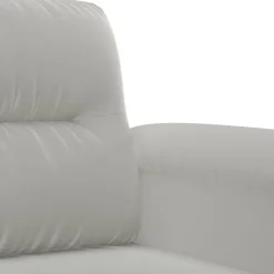 vidaXL Sofás-Juego de sofás con cojines 4 piezas tela microfibra