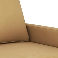 vidaXL Sofás-Juego de sofás con cojines 4 piezas terciopelo marrón