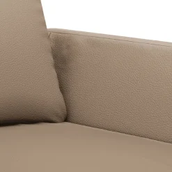 vidaXL Juego de sofás con cojines 4 piezas cuero sintético Capuchino Best