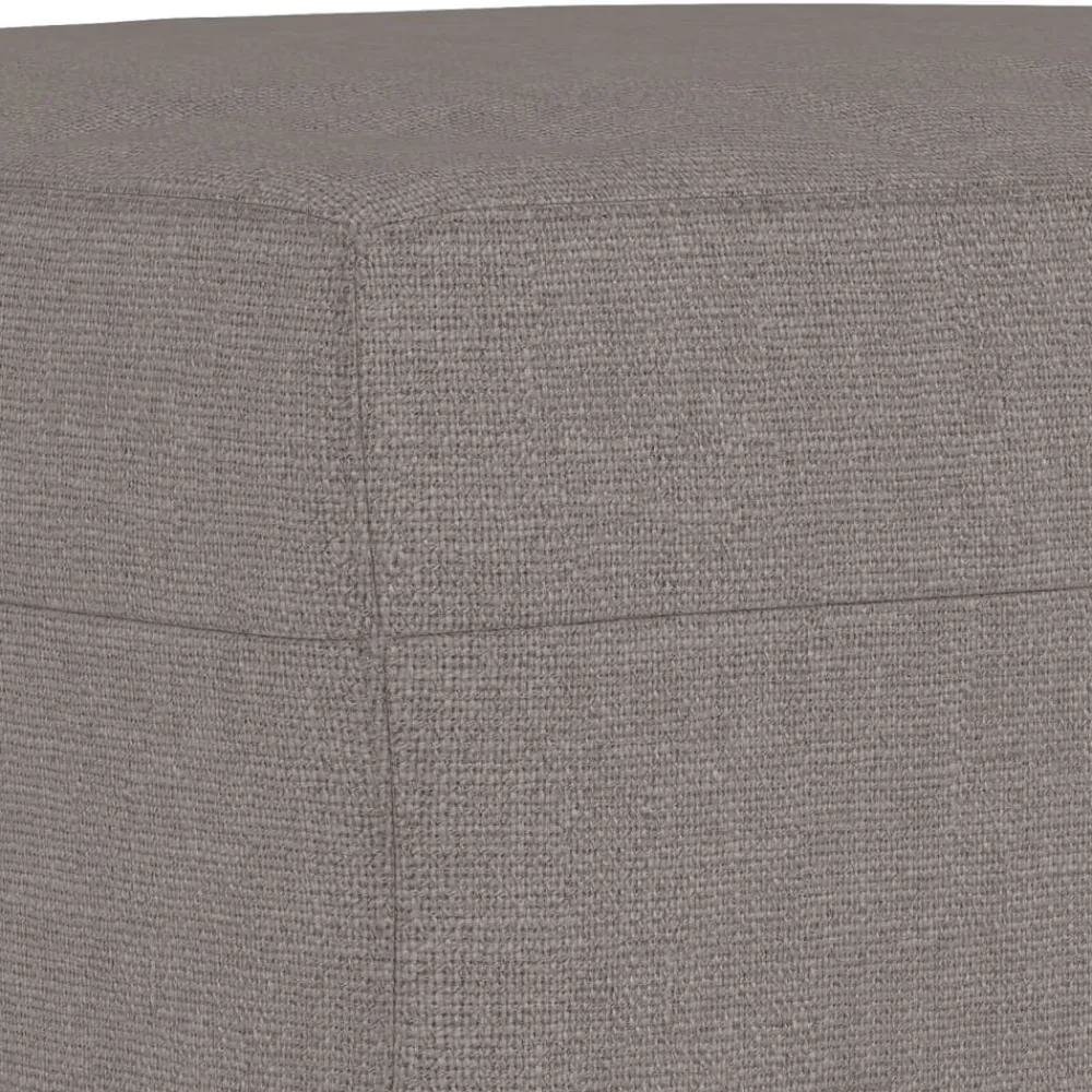 vidaXL Juego de sofás con cojines 3 piezas tela gris taupe Taupé Best