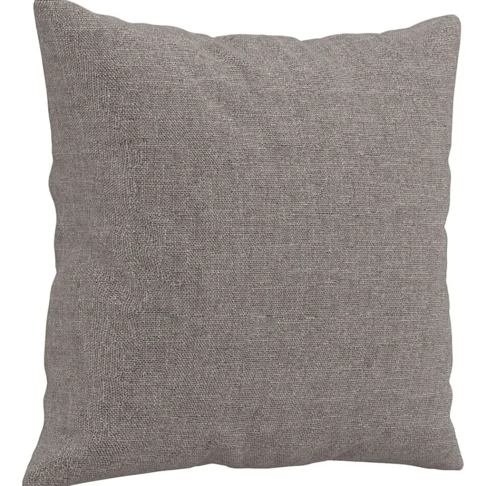 vidaXL Juego de sofás con cojines 3 piezas tela gris taupe Taupé Best