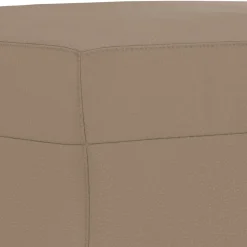 vidaXL Sofás-Juego de sofás con cojines 3 piezas cuero sintético