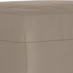 vidaXL Sofás-Juego de sofás con cojines 3 piezas tela microfibra taupe