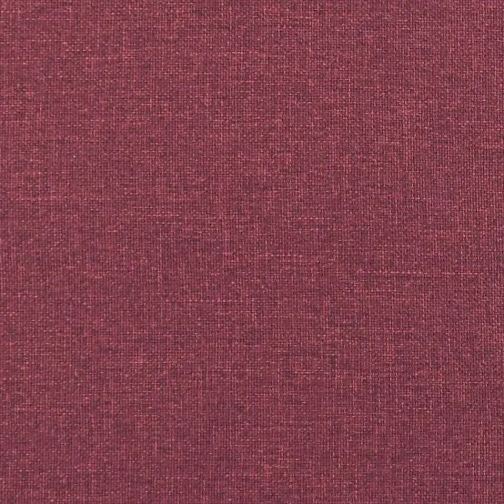 vidaXL Sofás-Juego de sofás con cojines 3 piezas tela rojo tinto