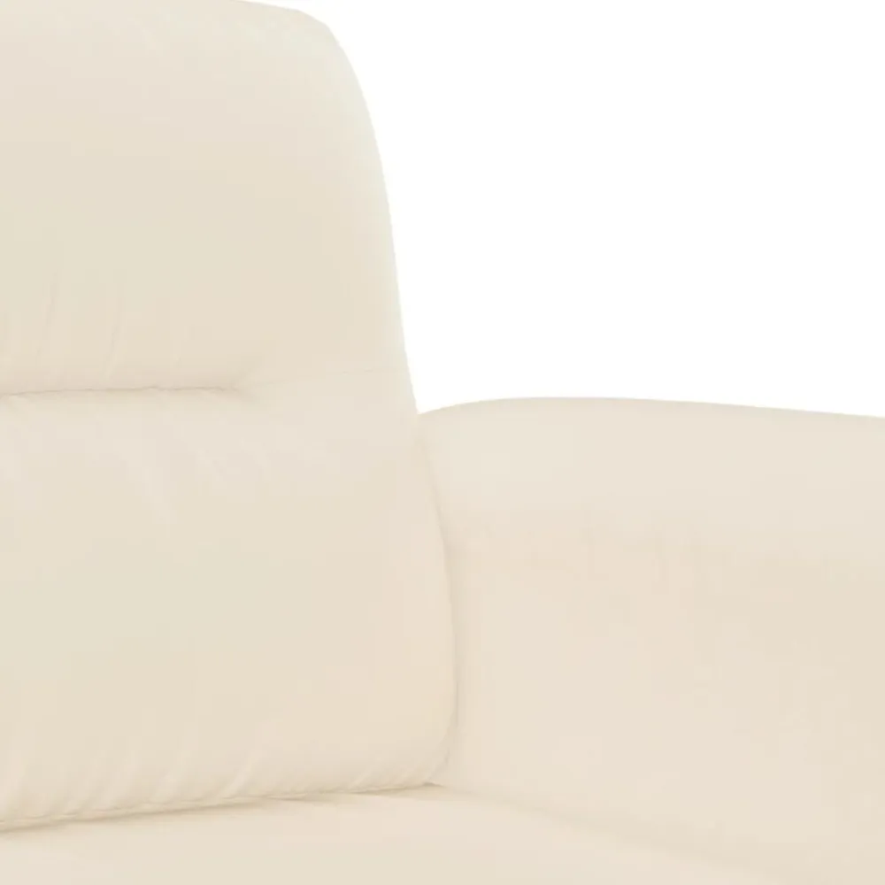vidaXL Juego de sofás con cojines 4 piezas tela microfibra Beige Sale