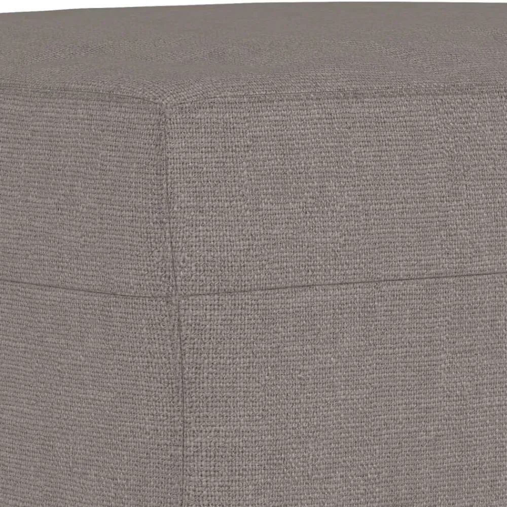 vidaXL Juego de sofás con cojines 3 piezas tela gris taupe Taupé Discount