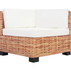vidaXL Juego de sofás de 16 piezas ratán natural Online