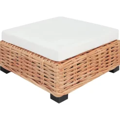 vidaXL Juego de sofás de 27 piezas ratán natural Hot
