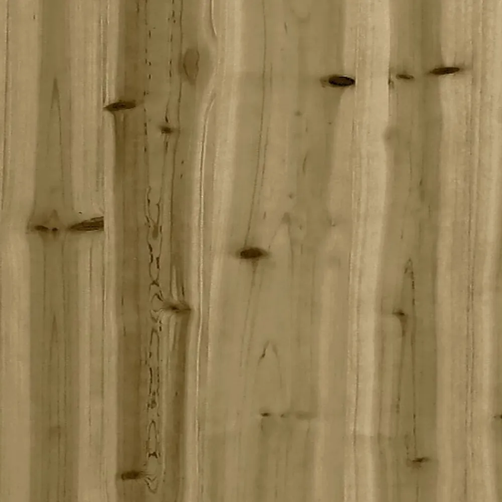 vidaXL Juego de sofás de jardín 7 pzas madera de pino impregnada Impregnado natural Outlet