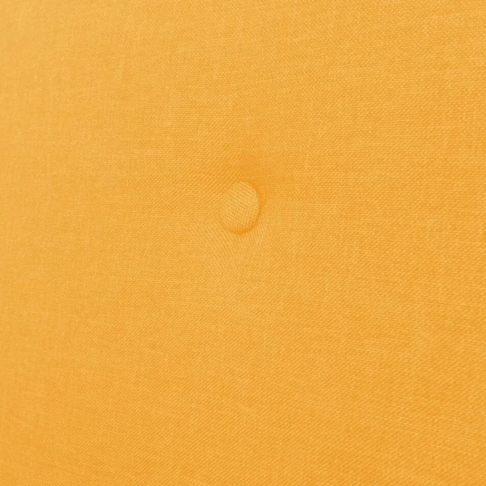 vidaXL Juego de sofás de tela de 3 piezas color Amarillo New