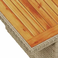 vidaXL Juego de sofás jardín con cojines beige 10 pzas ratán sintético beige y crema Best