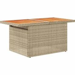 vidaXL Juego de sofás jardín con cojines beige 10 pzas ratán sintético beige y gris claro Hot
