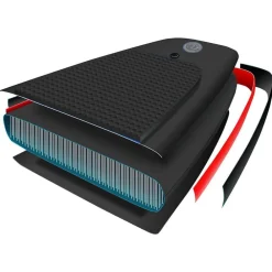 vidaXL Actividades Al Aire Libre-Juego de tabla de paddle surf inflable negra 305x76x15 cm