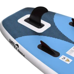 vidaXL Actividades Al Aire Libre-Juego de tabla paddle surf inflable azul 300x76x10 cm